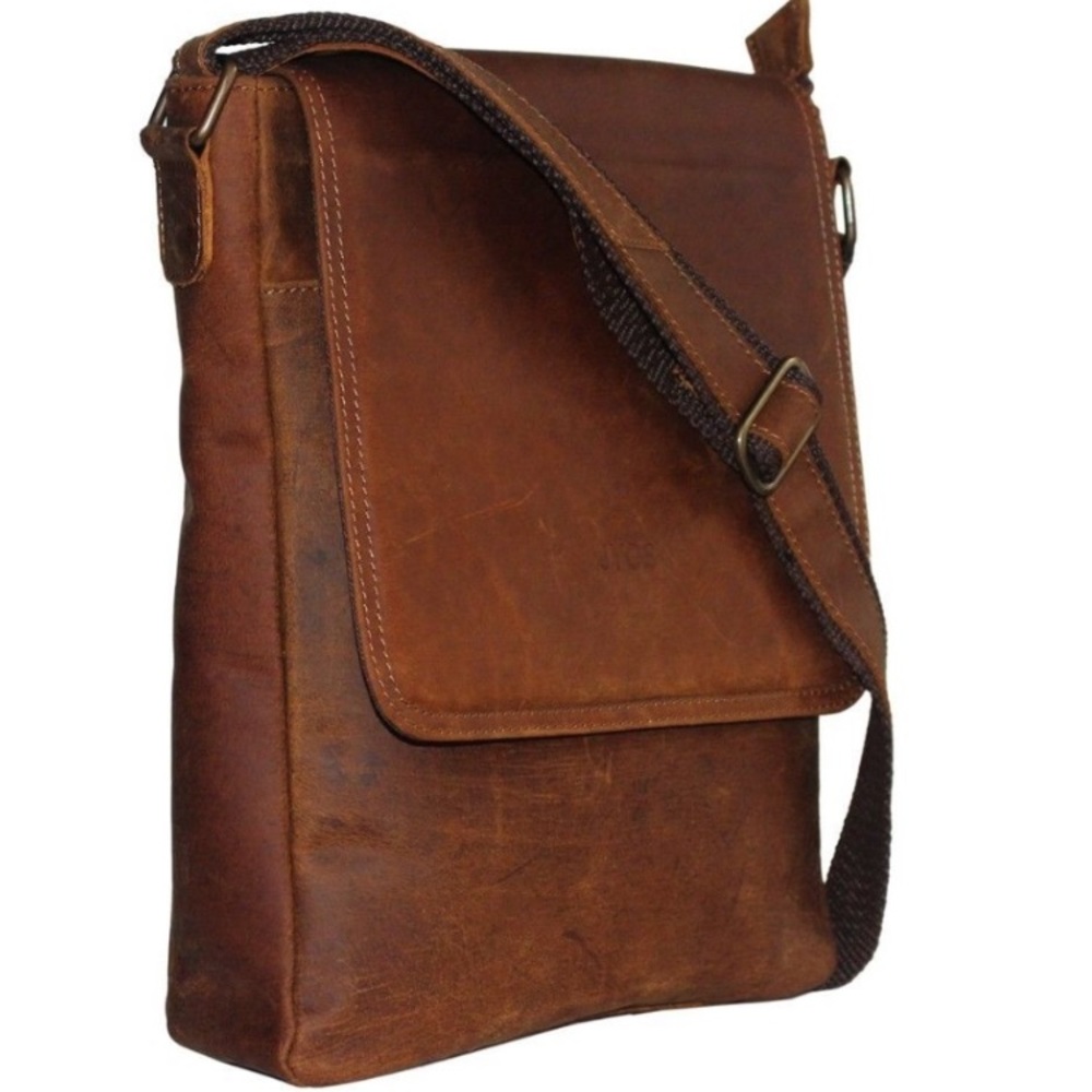 HLC buffalo leather messenger bag!